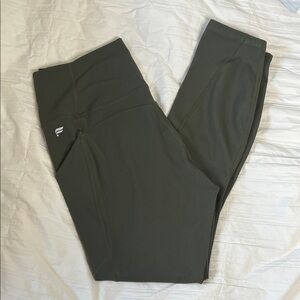Fabletics Oasis 7/8 Army Green Leggings